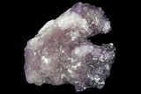 Purple Fluorite on Quartz Epimorphs - Arizona #103547-1
